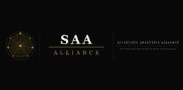 SAA ALLIANCE SCIENTIFIC ANALYTICS ALLIANCE AI-POWERED RESEARCH & RISK INTELLIGENCE logo