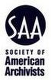 SAA SOCIETY OF AMERICAN ARCHIVISTS logo