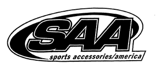 SAA SPORTS ACCESSORIES/AMERICA logo