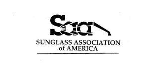 SAA SUNGLASS ASSOCIATION OF AMERICA logo