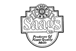 SAAG'S PRODUCERS OF FINEST QUALITY MEATS SINCE 1933 logo