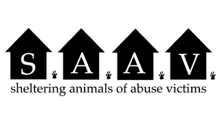 S.A.A.V. SHELTERING ANIMALS OF ABUSE VICTIMS logo