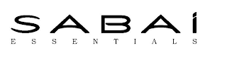 SABAI ESSENTIALS logo