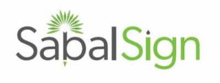 SABAL SIGN logo