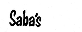 SABA'S logo