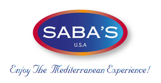 SABA'S U.S.A ENJOY THE MEDITERRANEAN EXPERIENCE! logo