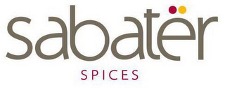 SABATER SPICES logo