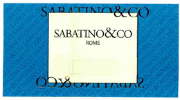 SABATINO&CO ROME SABATINO&CO OC&ONITABAS logo