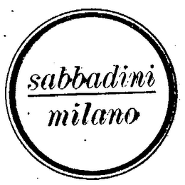 SABBADINI MILANO logo