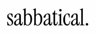 SABBATICAL. logo