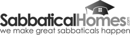 SABBATICALHOMES.COM WE MAKE GREAT SABBATICALS HAPPEN logo