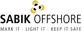 SABIK OFFSHORE MARK IT· LIGHT IT· KEEP IT SAFE logo