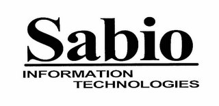 SABIO INFORMATION TECHNOLOGIES logo