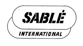 SABLE' INTERNATIONAL logo