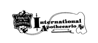 SABONETES PERFUMARIAS INTERNATIONAL APOTHECARIO logo