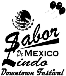 SABOR DE MEXICO LINDO DOWNTOWN FESTIVAL logo
