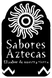 SABORES AZTECAS EL SABOR DE NUESTRA TIERRA logo