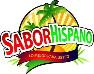 SABORHISPANO LO MEJOR PARA USTED logo