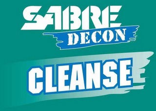 SABRE DECON CLEANSE logo