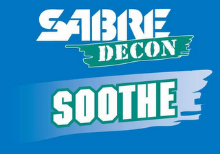 SABRE DECON SOOTHE logo