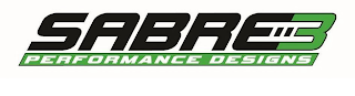 SABRE3 PERFORMANCE DESIGNS logo
