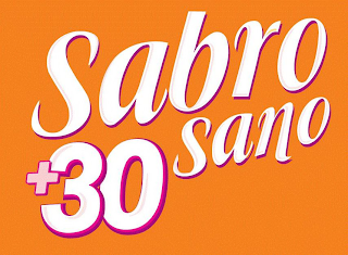 SABRO SANO +30 logo