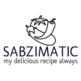 SABZIMATIC MY DELICIOUS RECIPE ALWAYS logo