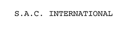 S.A.C. INTERNATIONAL logo