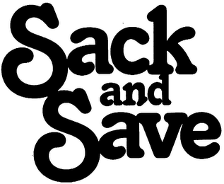 SACK AND SAVE logo