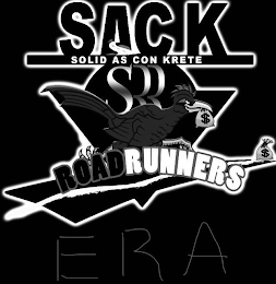 SACK SOLID AS CON KRETE SRR ROADRUNNERS ERA logo