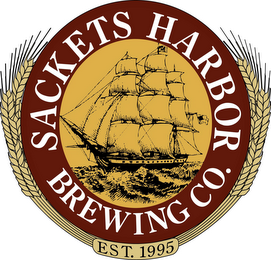 SACKETS HARBOR BREWING COMPANY EST. 1995 logo