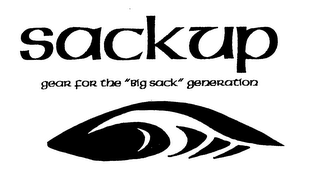 SACKUP GEAR FOR THE "BIG SACK" GENERATION logo