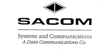 SACOM SYSTEMS AND COMMUNICATIONS A DATA COMMUNICATIONS CO. logo