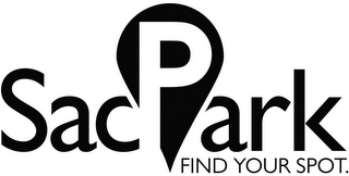 SACPARK FIND YOUR SPOT. logo