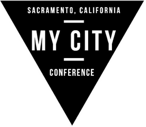SACRAMENTO, CALIFORNIA MY CITY CONFERENCE logo