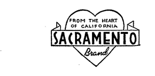 SACRAMINTO BRAND FROM THE HEART OF CALIFORNIA logo
