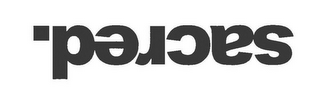 SACRED. logo
