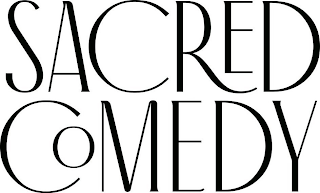 SACRED COMEDY logo