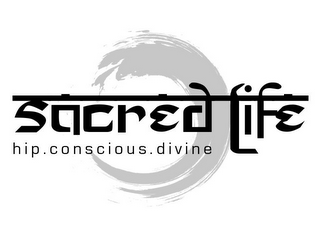 SACRED LIFE HIP. CONSCIOUS. DIVINE logo