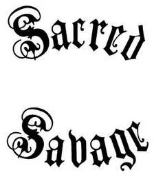 SACRED SAVAGE logo