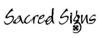 SACRED SIGNS X logo