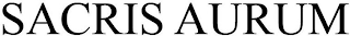 SACRIS AURUM logo