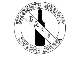 SADD STUDENTS AGAINST DRIVING DRUNK logo