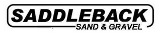 SADDLEBACK SAND & GRAVEL logo