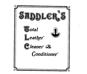 SADDLER'S TOTAL LEATHER CLEANER & CONDITIONER logo