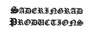 SADERINGRAD PRODUCTIONS logo