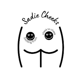 SADIE CHEEKS SMILING FROM CHEEK TO CHEEK logo