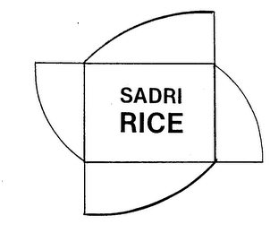 SADRI RICE logo