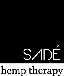 SADÉ HEMP THERAPY logo