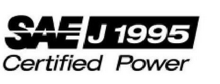 SAE J1995 CERTIFIED POWER logo